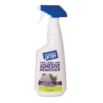 Motsenbocker's 40701 Lift Off Tape, Label, and Adhesive Remover, 22 oz Trigger Spray Bottle - 6 / Case