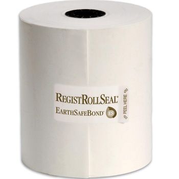 National Checking 1300-165 Cash Register Roll, 3" x 165', White - 50 / Case