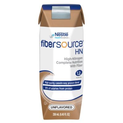 Fibersource HN Tube Feeding Formula for Adults, Unflavored, 8.45 oz Carton - 24 / Case