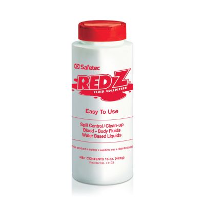 Safetec Red Z Spill Control Solidifier, 15 oz Shaker Top Bottle - 1 / Case