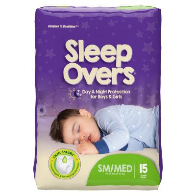 Sleep Overs Overnight Youth Underwear Pull-Ups, Small / Medium (45-65 lbs) - 60 / Case