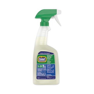 P&G 19214 Comet Disinfecting-Sanitizing Bathroom Cleaner, Citrus Scent, 32 oz Spray Bottle - 6 / Case