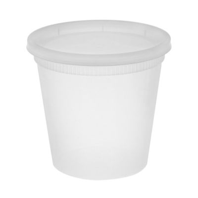 Pactiv YL2524 24 oz Deli Container & Lid Combo Packs, Polypropylene - 240 / Case