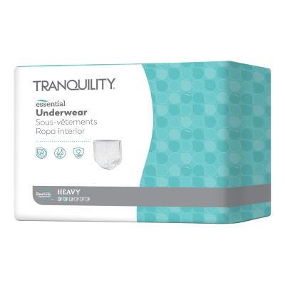 Tranquility Essential Pull Up Underwear, X-Small (17-28 in.), Heavy - 24 / Case