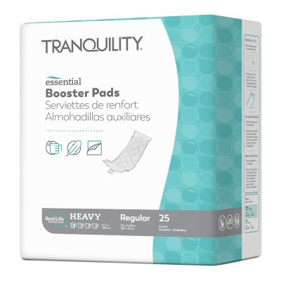 Tranquility Essential Booster Pad, Regular (4.25 x 12 in.), Heavy - 25 / Case