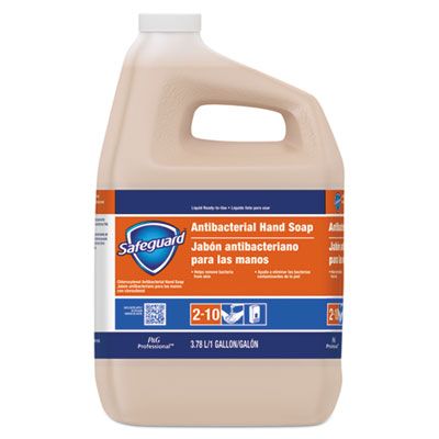P&G 02699 Safeguard Liquid Antibacterial Hand Soap, Gallon Bottle - 2 / Case