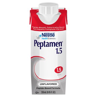 Peptamen 1.5 Tube Feeding Formula, Adult, Unflavored, 8.45 oz Carton - 24 / Case