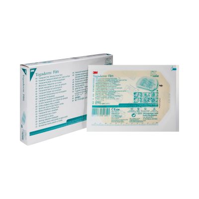 3M 1626W Tegaderm Transparent Film Dressing, 4" x 4.75" Octagon, Sterile - 50 / Case