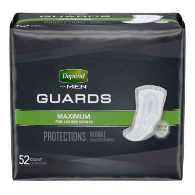 Depend Guards for Men, Heavy Absorbency - 104 / Case