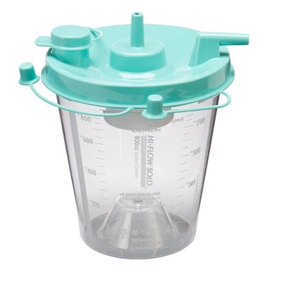 Bemis Hi-Flow Suction Canister, 800 mL, Float Valve Shut-Off - 70 / Case