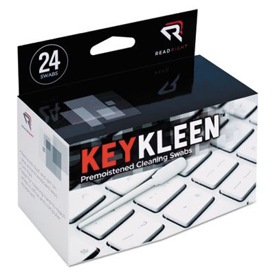 Read/Right RR1243 Key Kleen Keyboard Premoistened Cleaning Swabs - 24 / Case