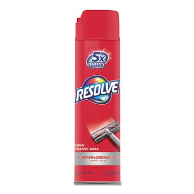 Reckitt Benckiser 00706 Resolve Foam Carpet Cleaner, 22 oz Aerosol Can - 12 / Case