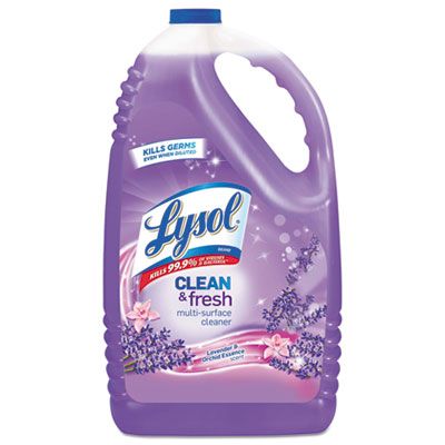 Reckitt Benckiser 88786 Lysol Clean & Fresh Multi-Surface Cleaner, Lavender & Orchid Essence Scent, 144 oz Bottle - 4 / Case