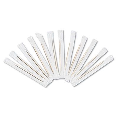 AmerCareRoyal RIW15 Toothpicks Wrapped in Cellophane - 15000 / Case
