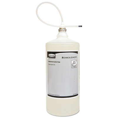 Rubbermaid 2018582 One Shot Antibacterial Enriched Lotion Soap, Floral Scent, 800 ml Refill - 4 / Case