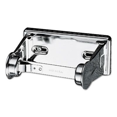 San Jamar R200XC Locking Standard Toilet Paper Roll Dispenser, Chrome - 1 / Case