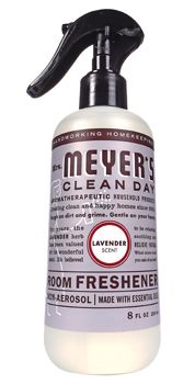 SC Johnson 670763 Mrs. Meyer's Clean Day Air Freshener, Lavender Scent, 8 oz Spray Bottle - 6 / Case
