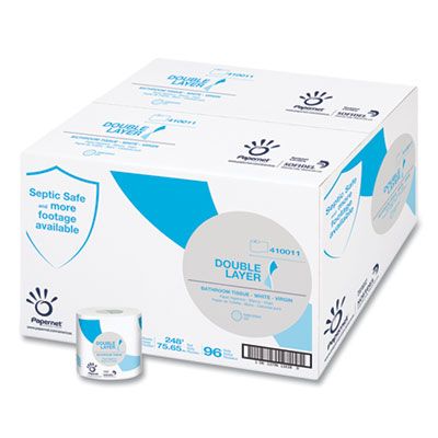 Sofidel 410011 Toilet Paper, 1 Ply, 850 Sheets / Roll - 96 / Case