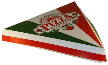 SQP 9856 Large Pizza Slice Boxes, 9" Clamshell - 200 / Case 