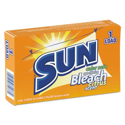 Sun Products 2979697 Color Safe Powder Bleach, 1.8 oz Vend Box for 1 Load - 100 / Case