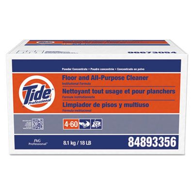 P&G 02363 Tide Professional Floor and All-Purpose Cleaner, Powder Concentrate, 18 lb Box - 1 / Case