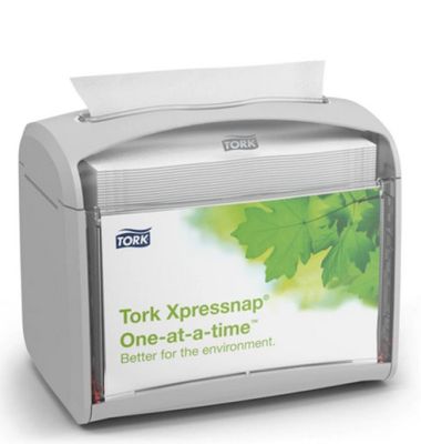 Tork Xpressnap Tabletop Napkin Dispenser, Plastic - 4 / Case