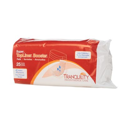 Tranquility TopLiner Booster Pads, Super (4.25 x 15 in.), Heavy - 200 / Case