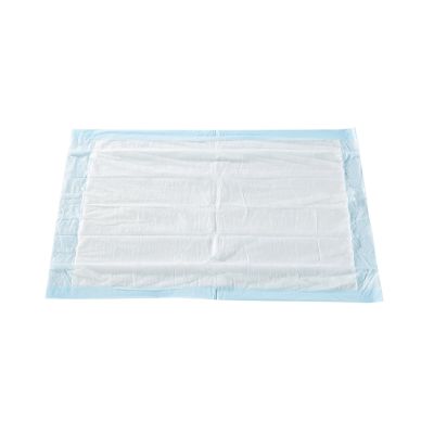 McKesson UPLT1724 Classic Underpads, 17" x 24", Disposable, Fluff / Polymer, Light Absorbency, White / Blue - 300 / Case