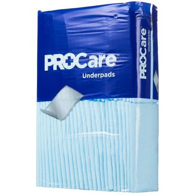 ProCare Underpads, 21" x 36", Fluff Light Absorbency - 120 / Case