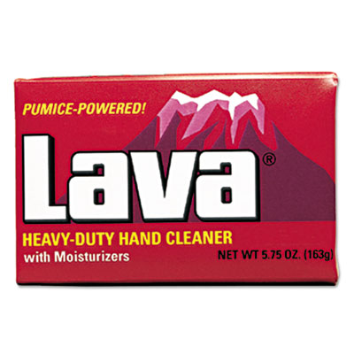 WD-40 10185 Lava Heavy Duty Hand Cleaner Soap, Pumice, 5.75 oz Bar - 24 / Case