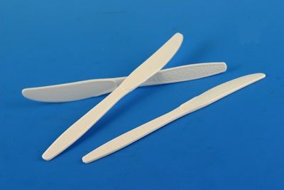 White Plastic Knives, Extra Heavyweight Polystyrene - 1000 / Case (702WH)