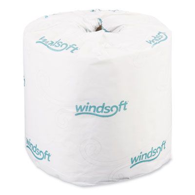 Windsoft 2400 Toilet Paper, 2 Ply, 400 Sheets / Standard Roll - 24 / Case