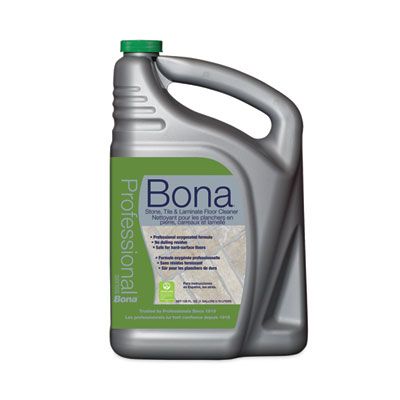 Bona WM700018175 Stone, Tile & Laminate Floor Cleaner, Fresh Scent, 1 Gallon Refill Bottle - 1 / Case