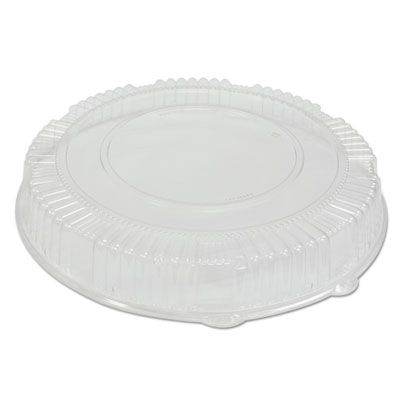 WNA A16PETDM Dome Lids for CaterLine 16" Plastic Catering Trays, PET, Clear - 25 / Case