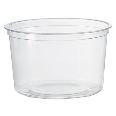WNA APCTR16 16 oz Deli Containers, Plastic, Clear - 500 / Case
