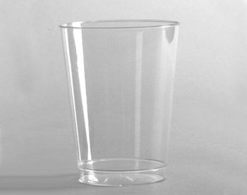 WNA T8T 8 oz Tall Cometware Tumbler, Rigid Plastic, Clear - 500 / Case