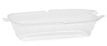 WNA BB9104 Comet 12.75 oz Banana Split Bowl / Ice Cream Barge, Plastic, Clear - 500 / Case