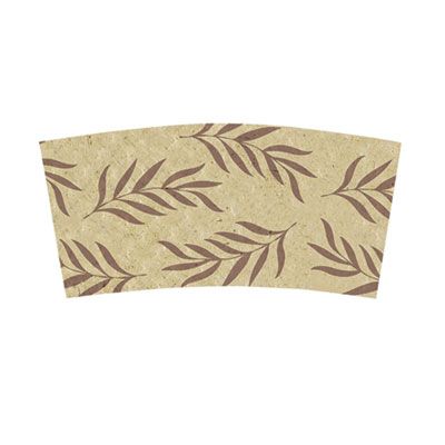 World Centric SLPALG Hot Cup Sleeves, Fit 10, 12, 16, 20 oz Cups, Natural - 1000 / Case