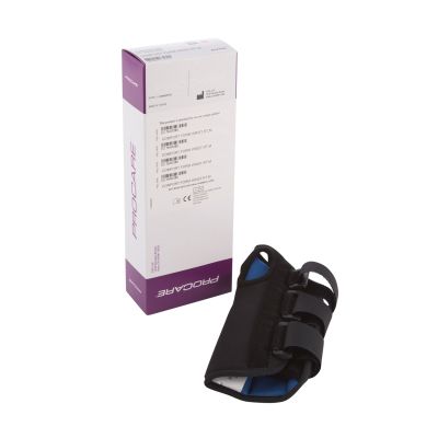 DJO 79-87285 ProCare ComfortFORM Wrist Brace, Aluminum / Foam / Lycra / Plastic / Velcro, Right Hand, Medium (6.5 to 7.5"), Black - 1 / Case
