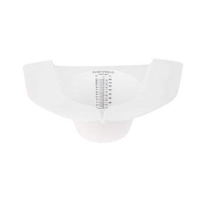 McKesson Urine & Stool Specimen Collector for Standard Commode, Polypropylene, 800 mL (27 oz) without Lid - 100 / Case
