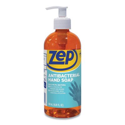 Zep R46101 Antibacterial Hand Soap, Floral Scent, 16.9 oz Bottle - 12 / Case