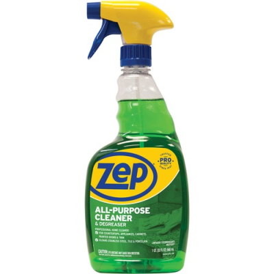 Zep ZUALL32 All-Purpose Cleaner & Degreaser, 32 oz Spray Bottle - 12 / Case