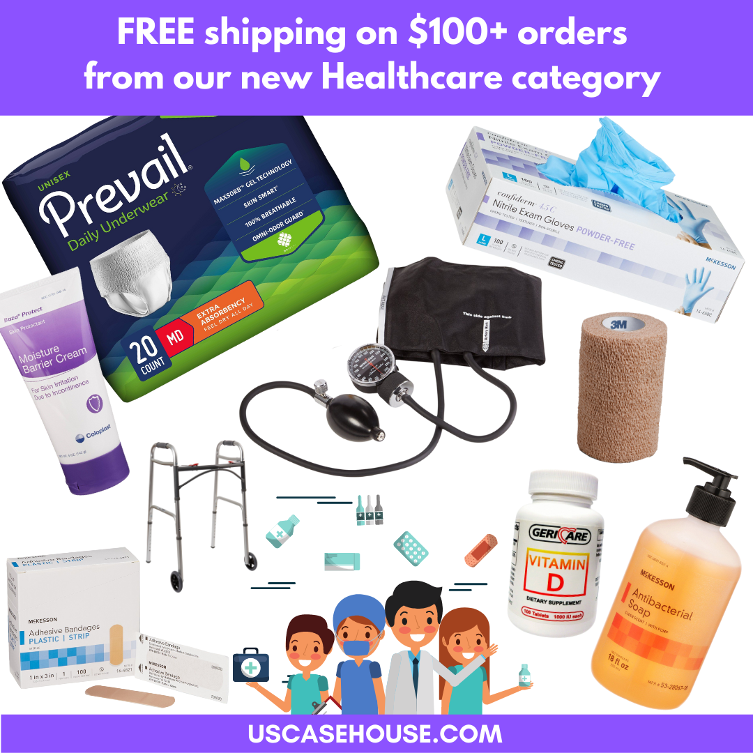 Free shipping on $100+ orders from our Healthcare category*