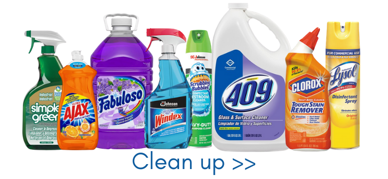 Browse cleaning supplies.
