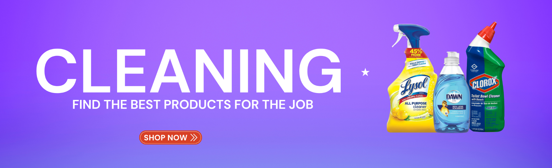 Shop for Lysol All Purpose Cleaner spray, Dawn blue liquid dish soap, Clorox Toilet Bowl Cleaner, and find the best products for the job in the Cleaning category.