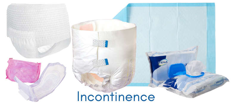 Shop for incontinence products.
