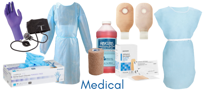 Shop for medical products.