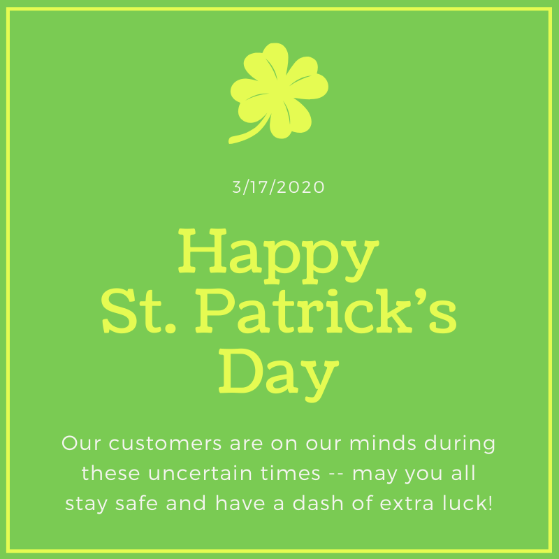 Happy St. Patrick's Day from US Casehouse!