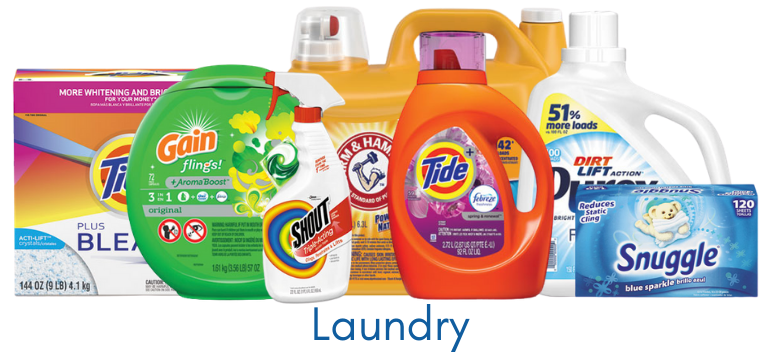 Shop for laundry supplies.