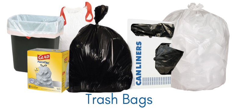 Shop for garbage bags and trash can liners.